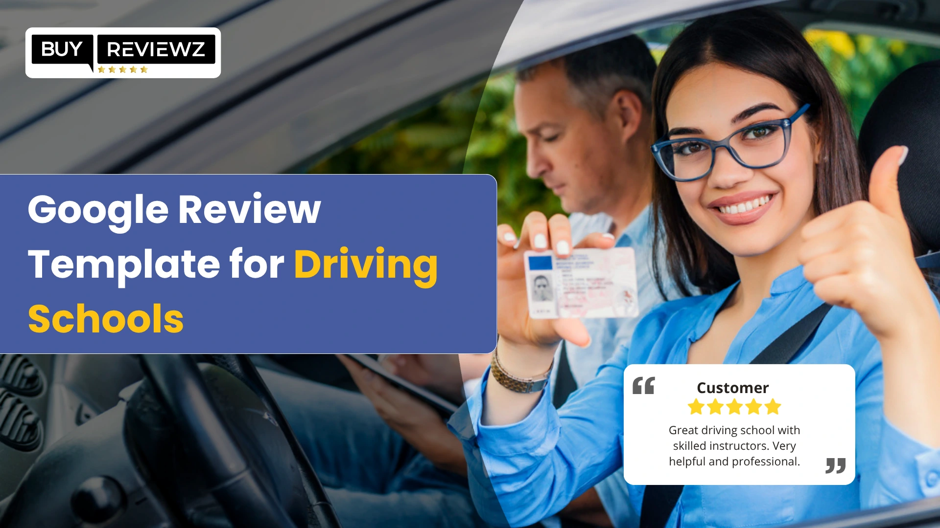 Google Review Template for Driving Schools