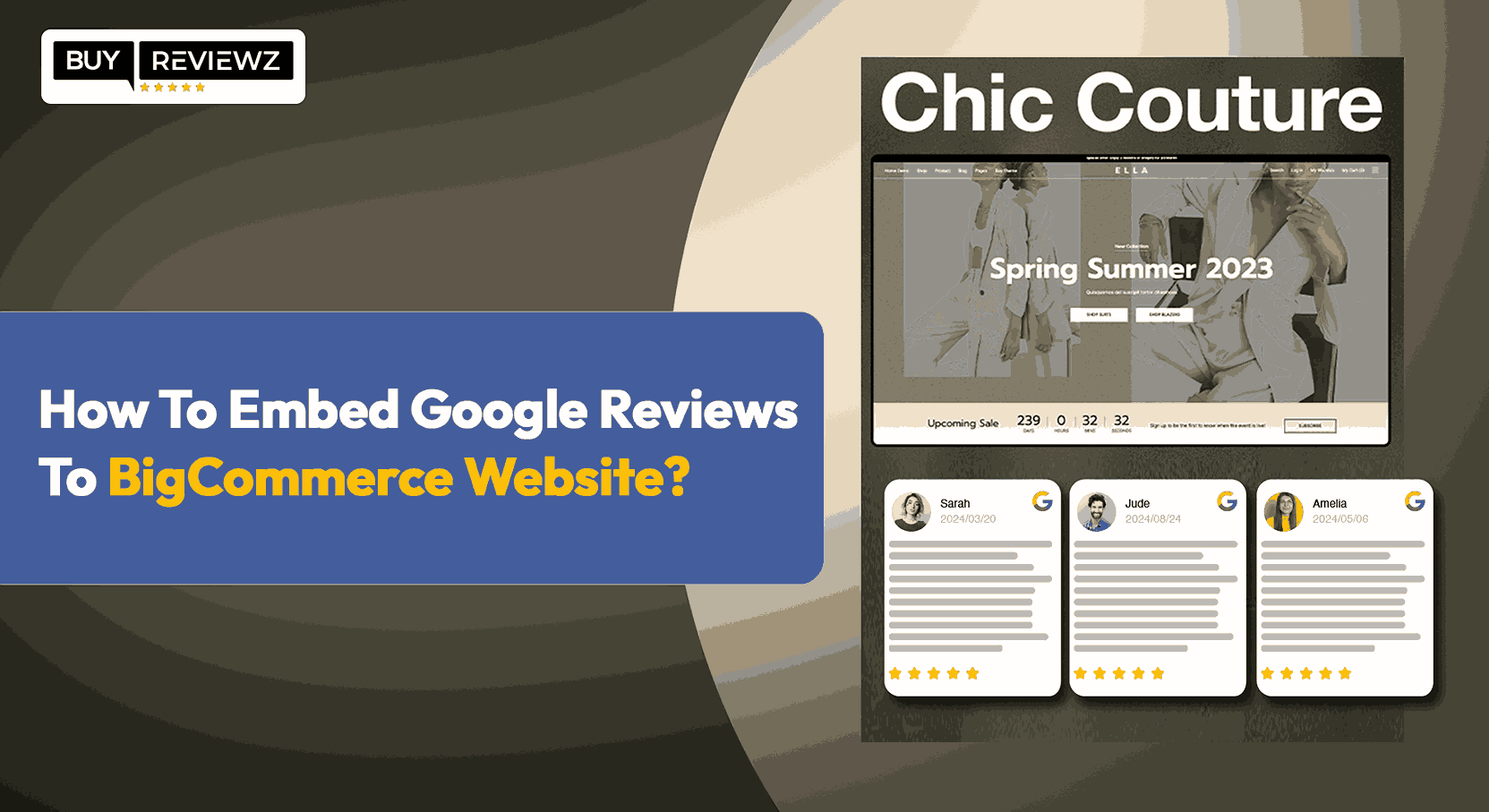How To Embed Google Reviews To BigCommerce Website?